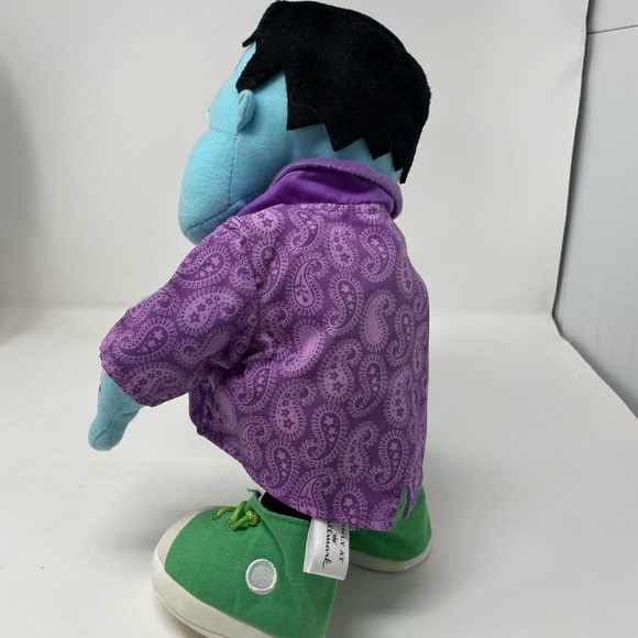 Hallmark Musical Monster Mash Singing Frankenstein Plush Stuffed Toy - Picture 3 of 6